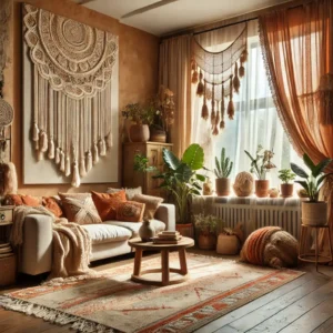 boho curtains image